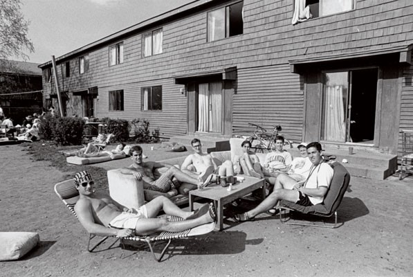 Residents relaxing in the Mods