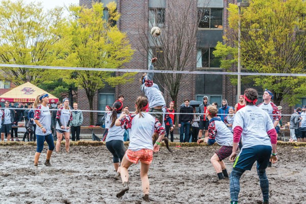 Mudstock volleyball tournament