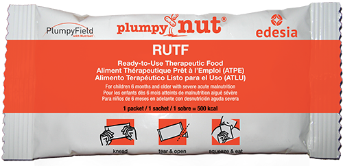 Photo of a packet of Plumpy’Nut