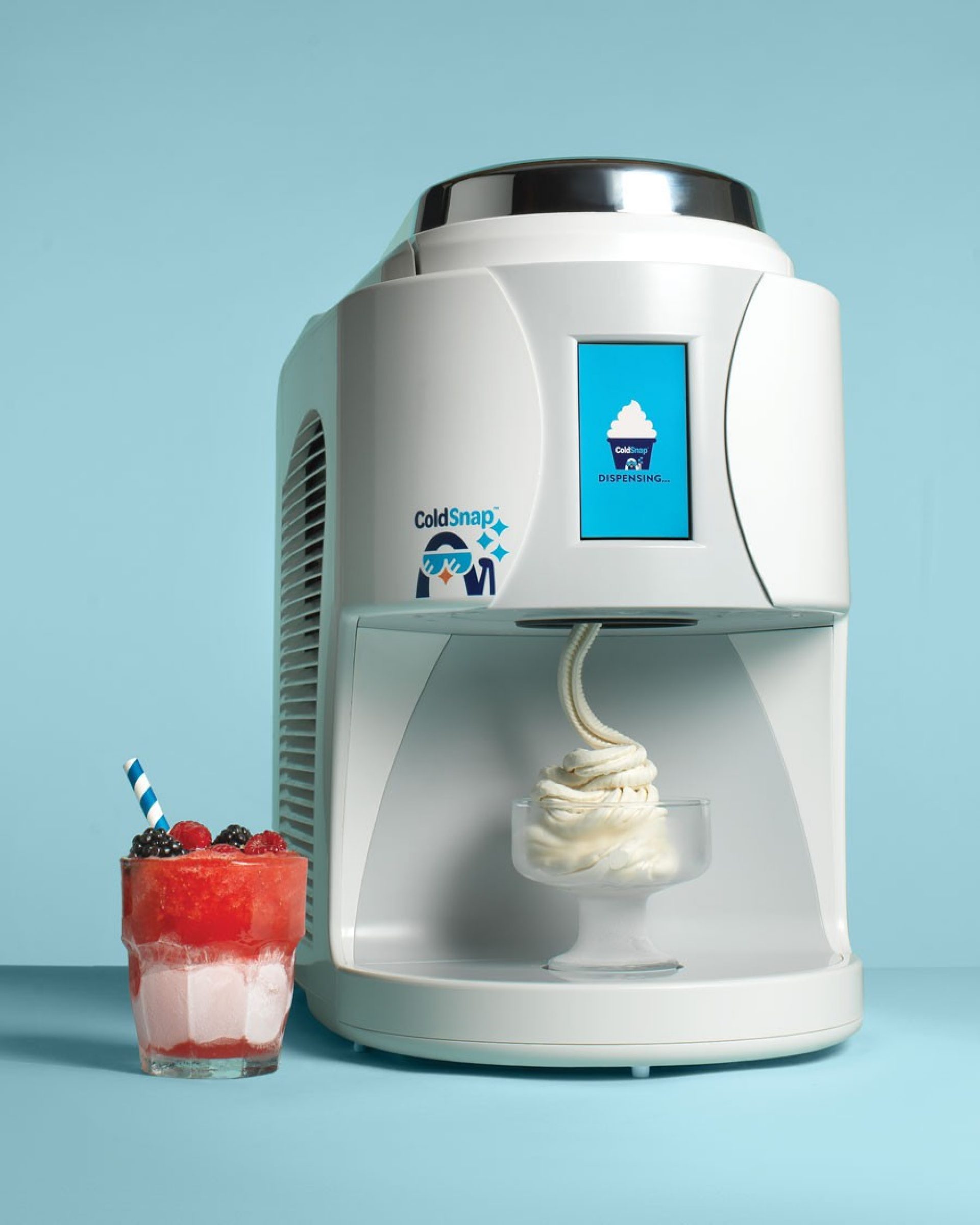 ColdSnap machine dispensing ice cream