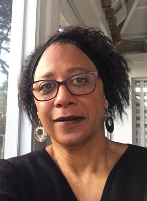 Self portrait of Joy Moore ’81