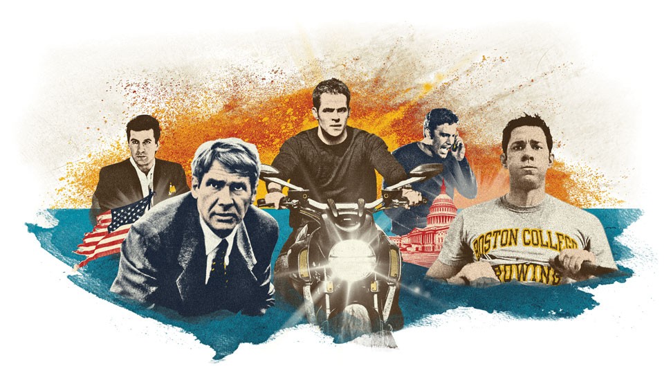 Illustration of the actors portraying Jack Ryan