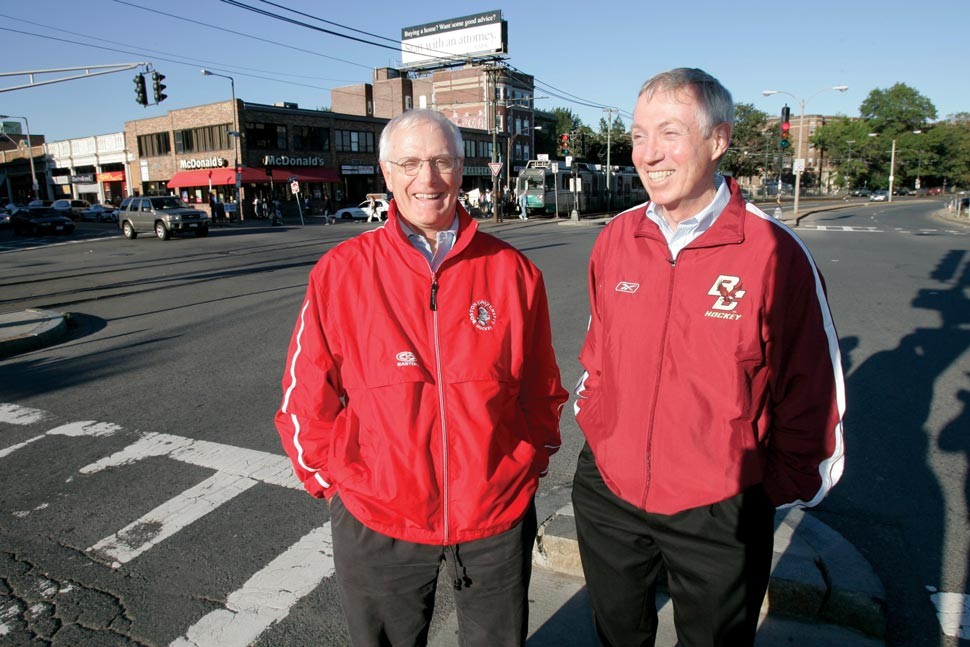 York and Parker on Commonwealth Avenue at Harvard Street