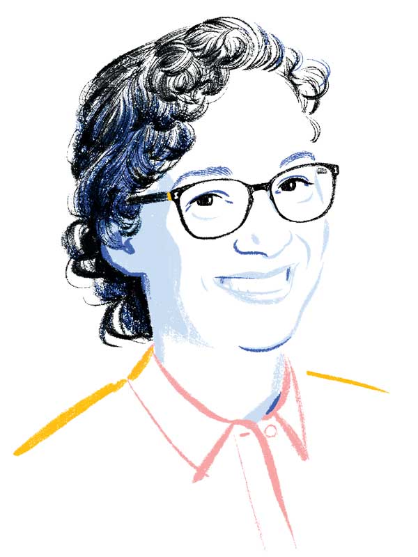 Illustration of Tina Montenegro