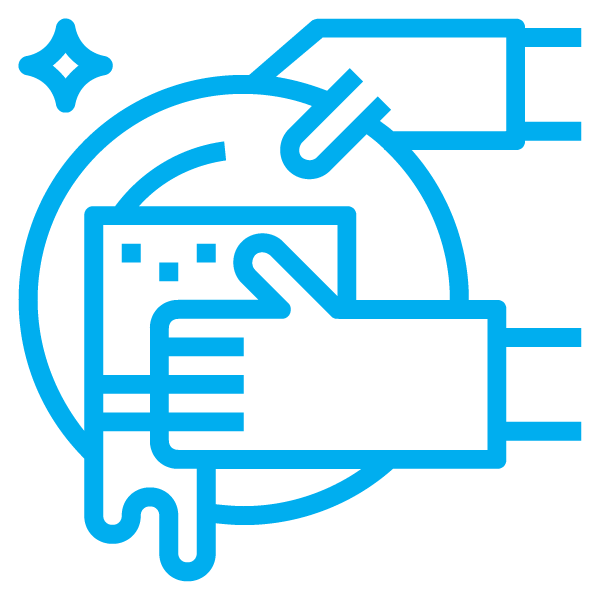 Illustration of a dishwashing