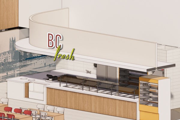 Close up of the BC Fresh area