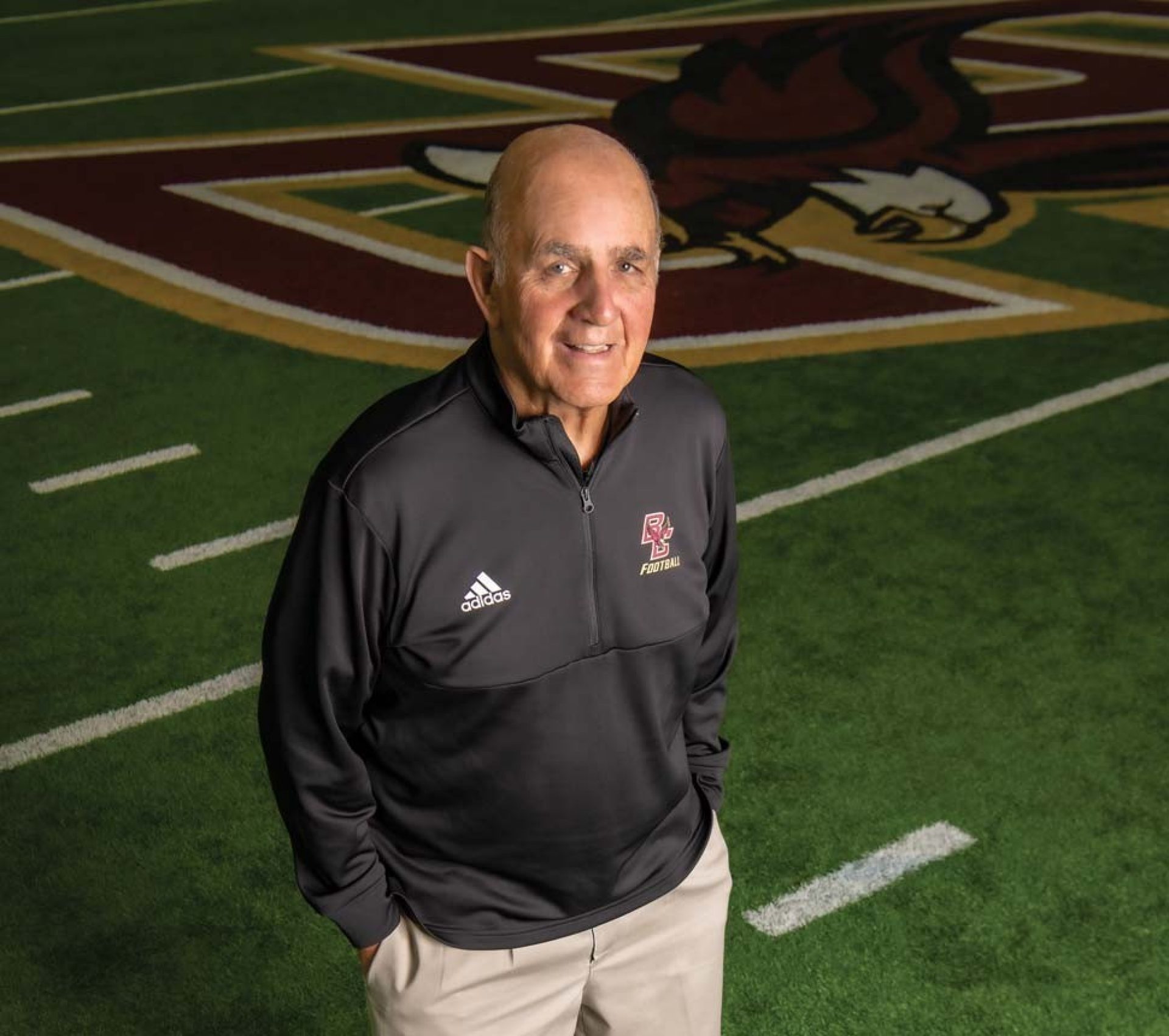 Barry Gallup photographed in the Fish Field House