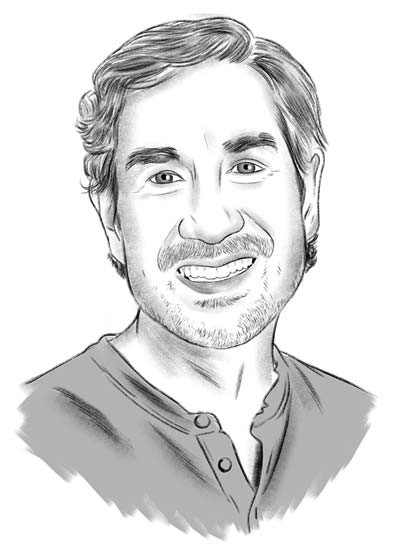 Illustration of Bijan Sabet