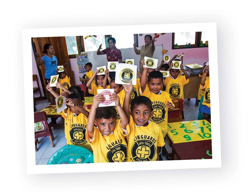 Young students in a classroom