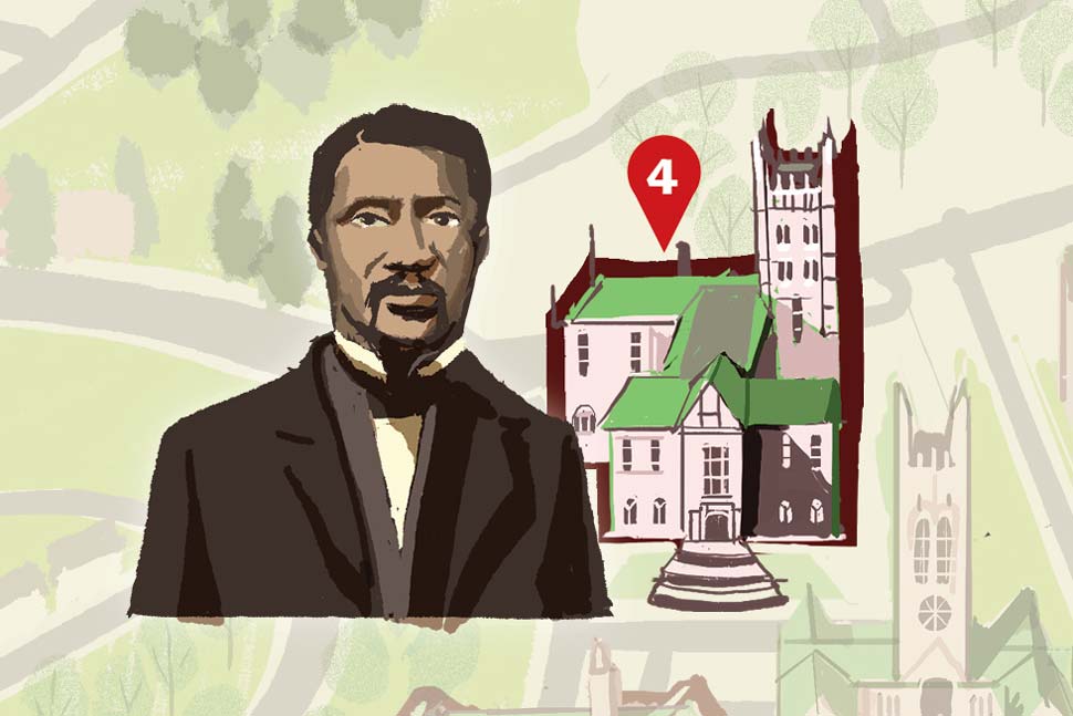 Illustration of Robert Morris and Burns Library