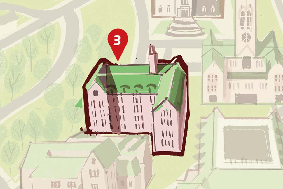 Illustration of Lyons Hall