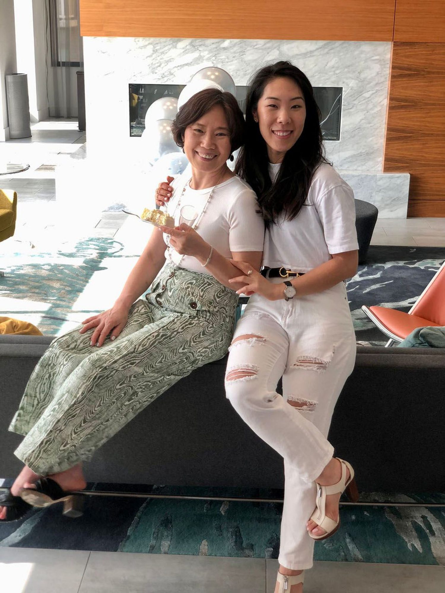 Annie Park and her mother