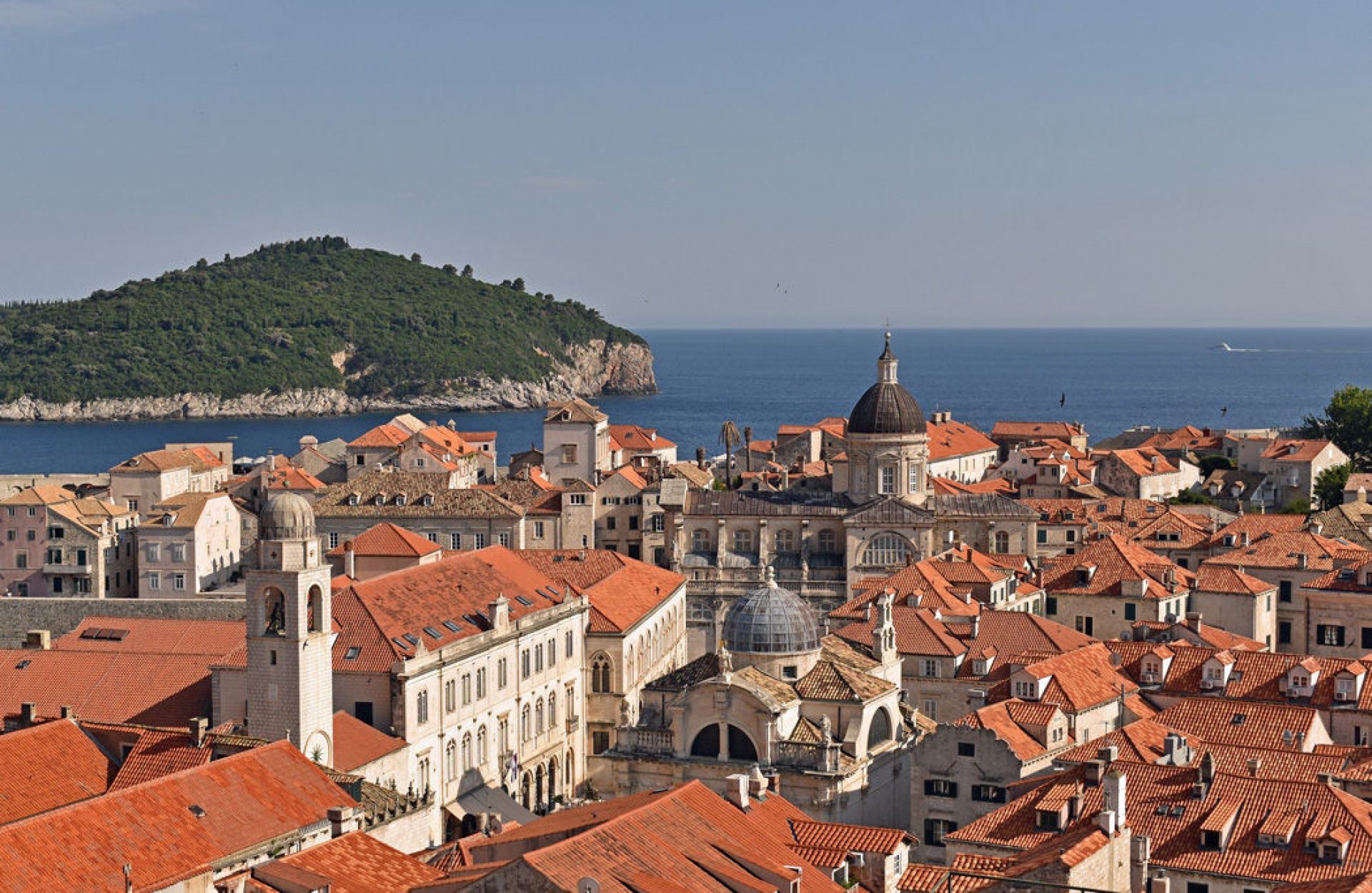 aerial view of Croatia