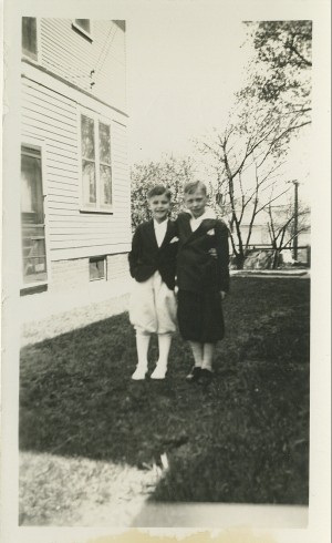 First Communion for Bill and cousin Jack