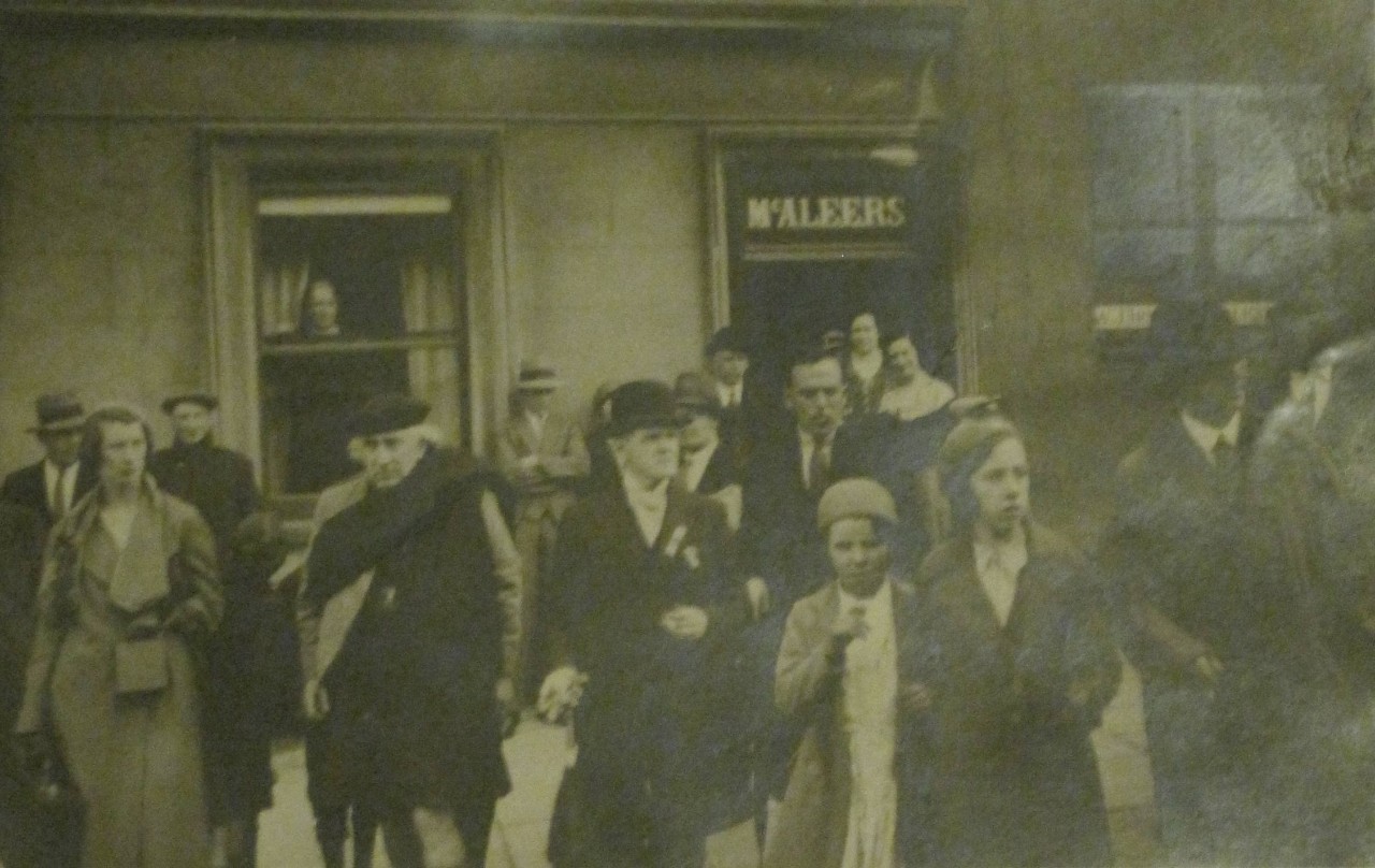 A photograph of a parade