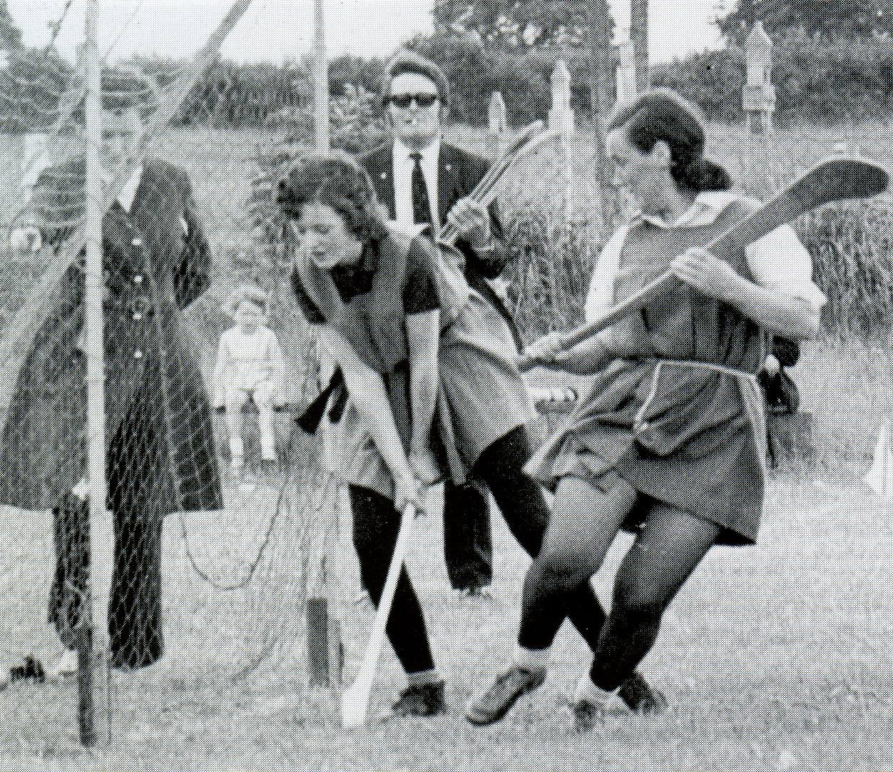 Women playing a hurling match