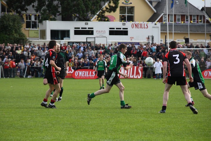 Down clubs, Castlewellan and Longstone, in action in the Kilmacud Crokes All-Ireland Club Sevens in 2009.