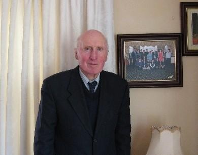 Mick Higgins just after his interview with the GAA Oral History Project on the 24th Oct 2008. 