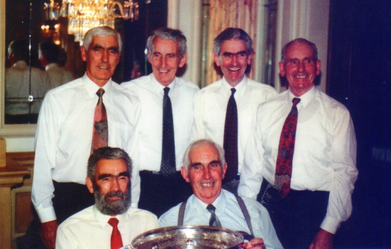 The six Gribbin brothers, who all played for Derry at various stages in their careers.