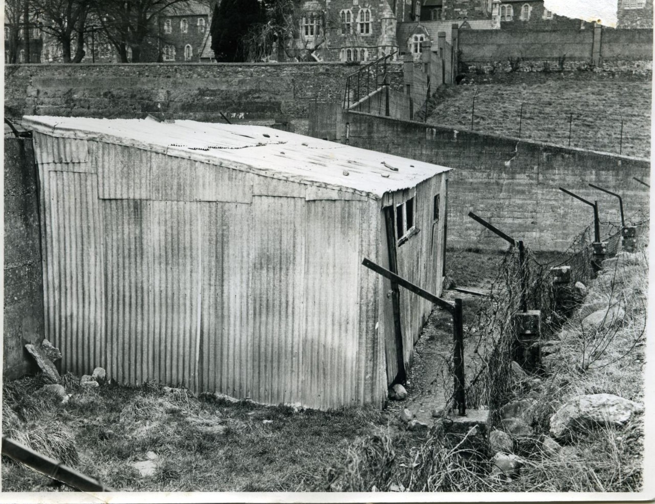 The old dressing rooms at Fitzgerald Stadium, Killarney, Co. Kerry. While these are a far cry from modern facilities, they represented a vast improvement to players more accustomed to togging out in nearby ditches.