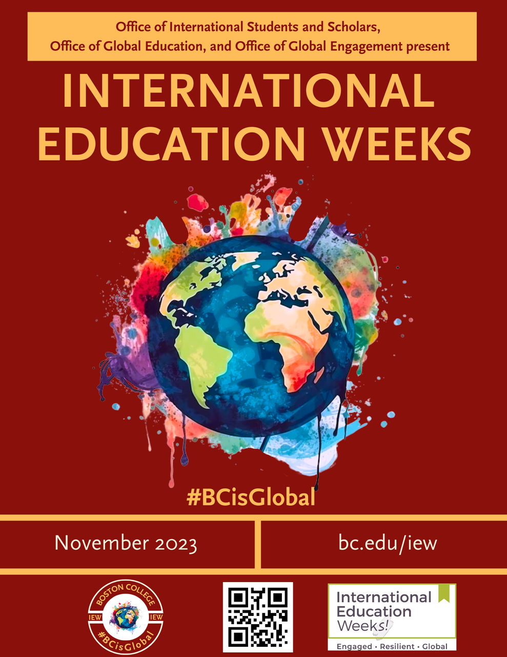 International Education Week 2023 flyer
