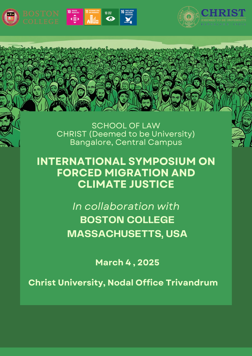 International Symposium on Forced Migration and Climate Justice Brochure: Trivandrum (click to download)