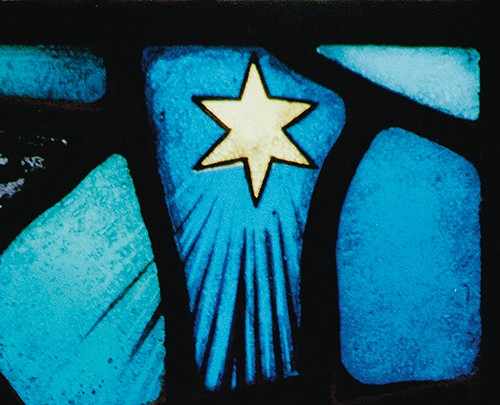 stained glass star