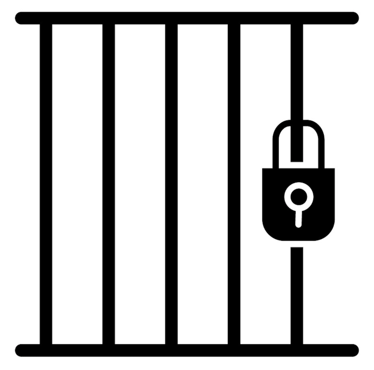 illustration: gate and lock