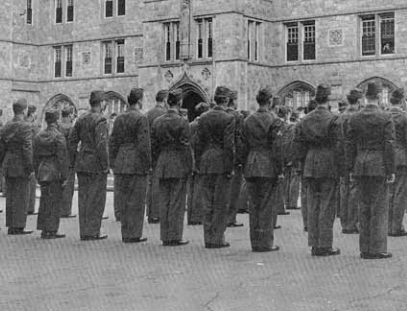 Photo of Soldiers at Boston College