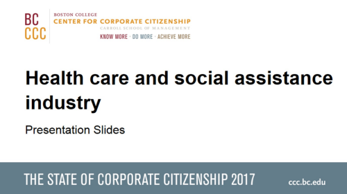 StateofCorporateCitizenship2017_Healthcaresocialassistance_Members