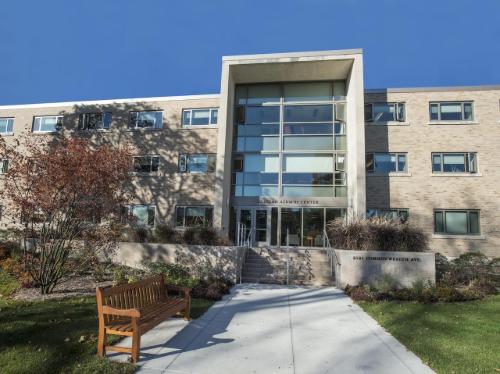 Exterior of Cadigan Alumni Center