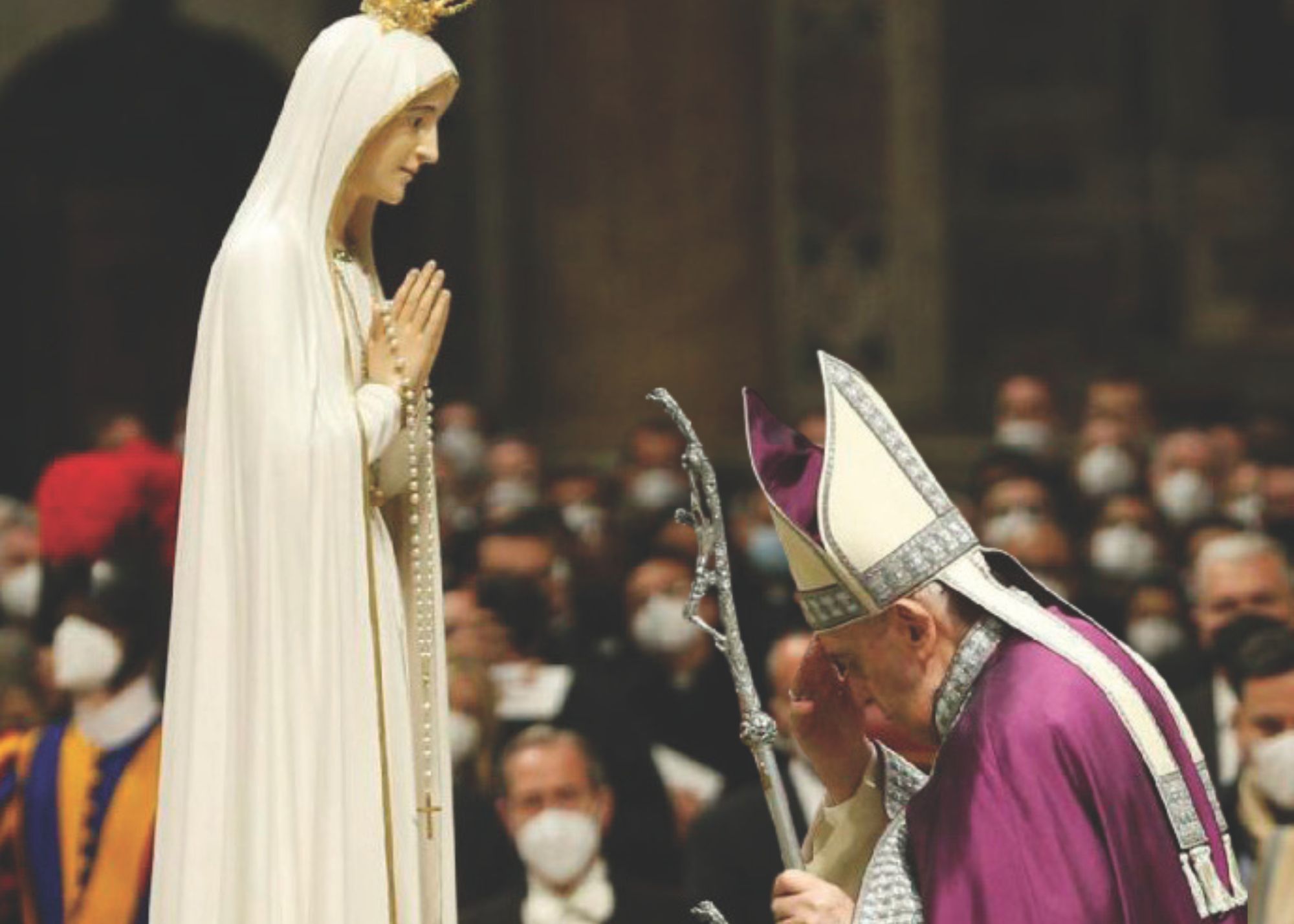Pope Francis Guiding Light Page Banner  - Pope Francis and Mary - Mercy Guide