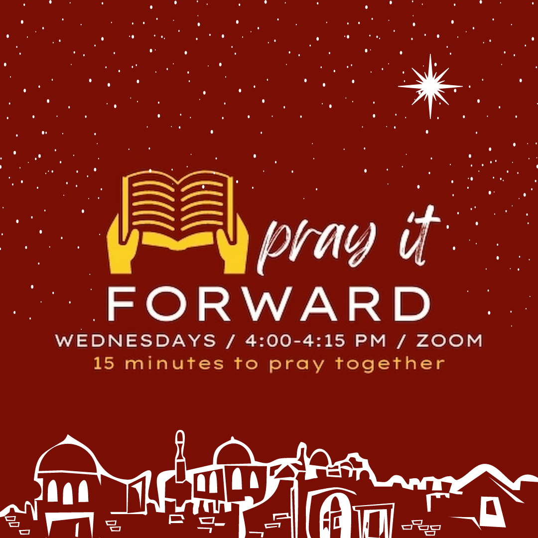 Pray It Forward Advent - Snow and star top no Advent