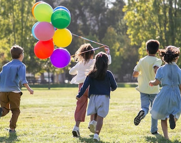 Children Running