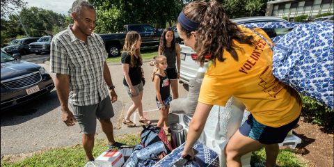 Move-in day for the Class of 2021