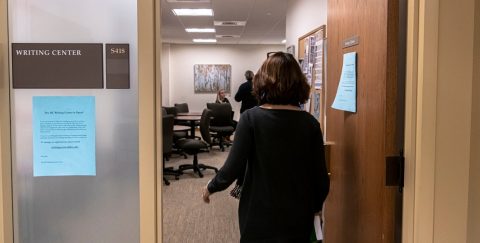 Entrance to BC Writing Center