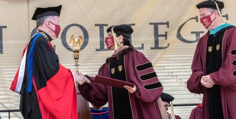 Honorary degree presentation