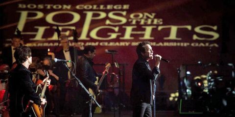Train performs with the Boston Pops