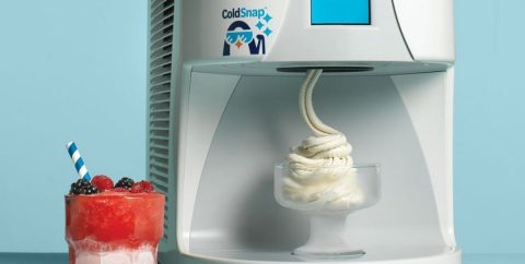 Cold Snap machine dispensing soft serve