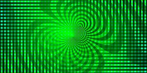 An illustration of magnetic field lines