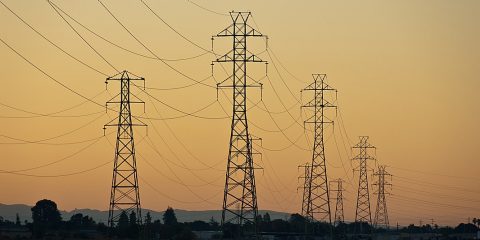 power grid towers