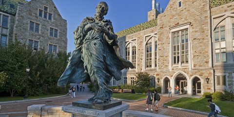 St. Ignatius statue