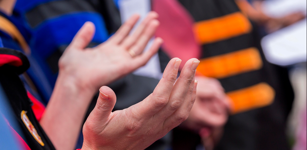 Hands outstretched