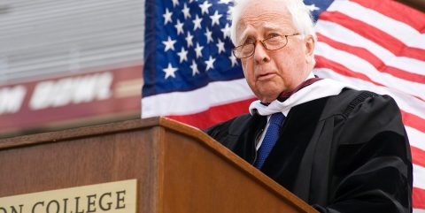 David McCullough speaking a BC Commencement