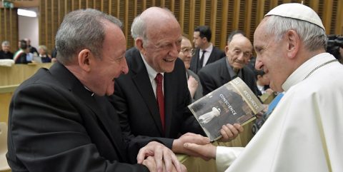 Bc faculty members with Pope Francis