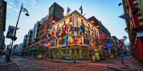 Wonderful Corner in old Dublin