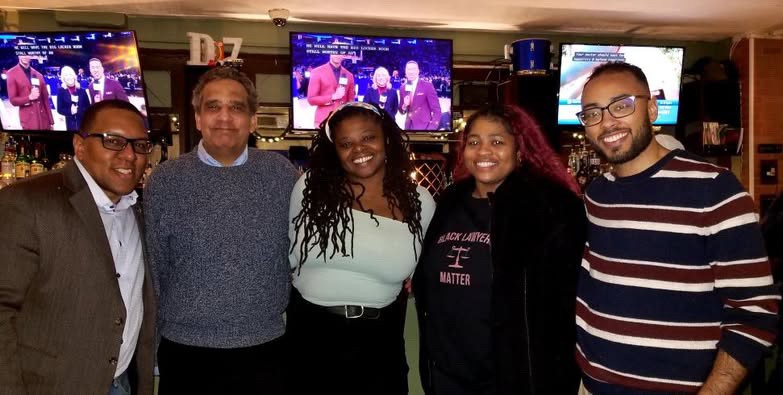 Sean Fontes ‘00, Ron Gonzales ‘91, Chinyere S Okogeri ‘21, Zane Fernandes ‘21