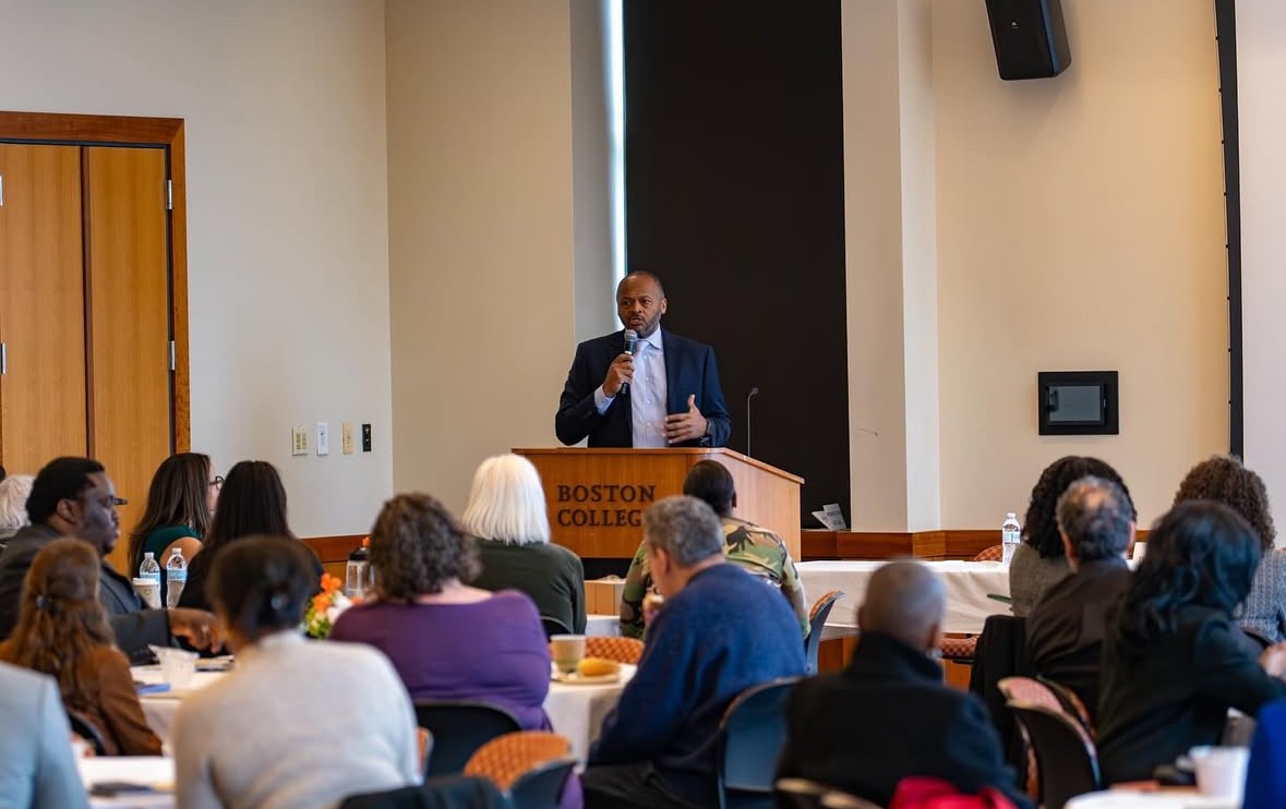 Michael Curry, Esq spoke about his work as President & CEO of the Massachusetts League of Community Health Centers