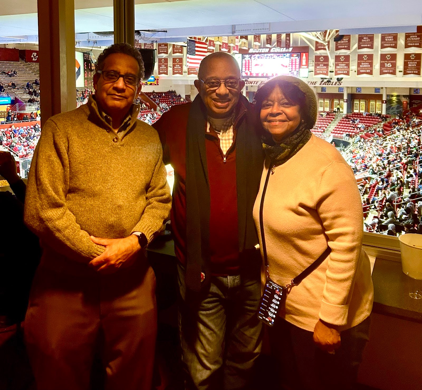 (L-R): Ron Gonzales '91 ; Judge (ret.) Wilbur Edwards ‘84; Evelynne Swaggerty ‘84