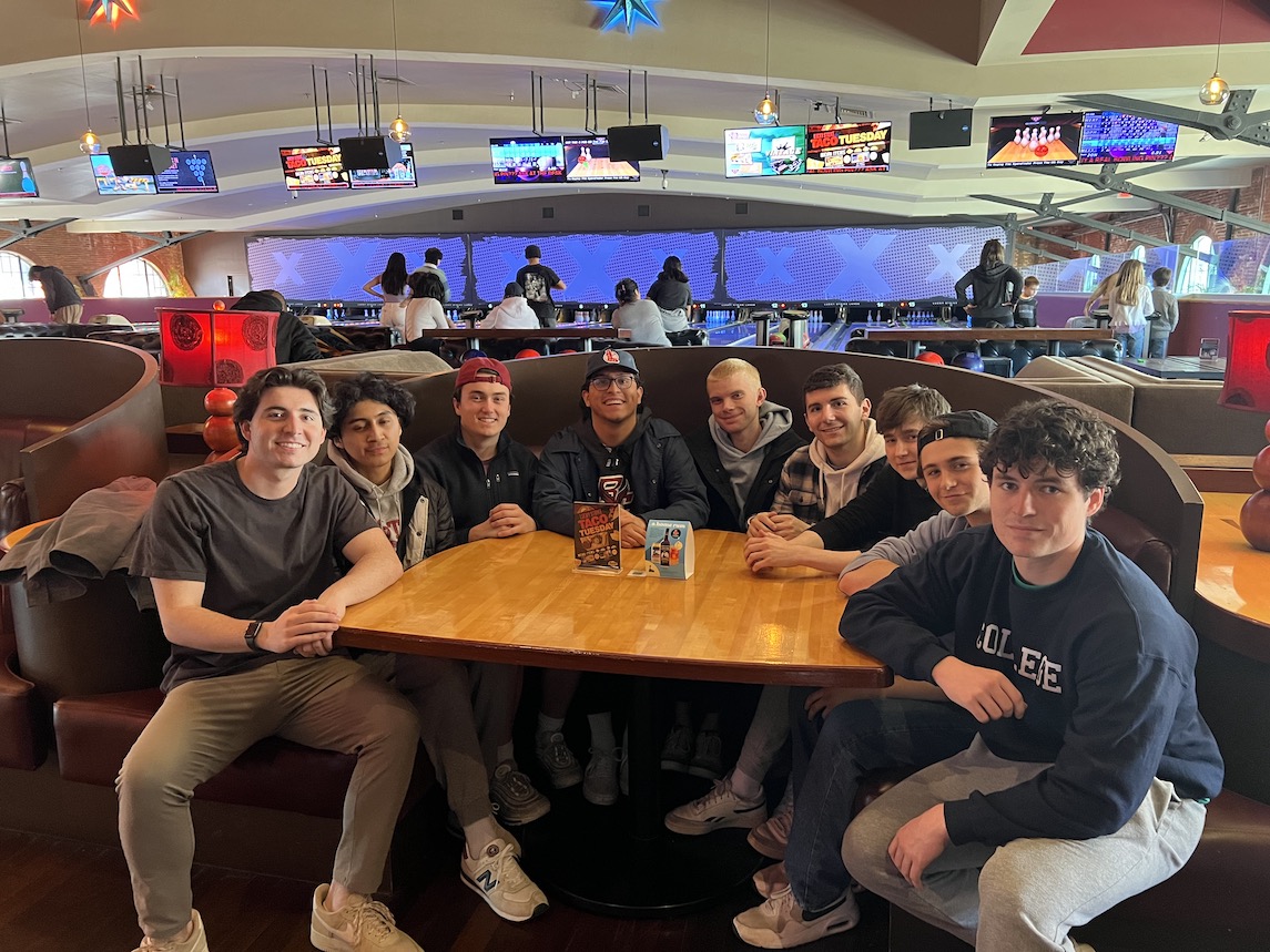 Students at Fenway Park